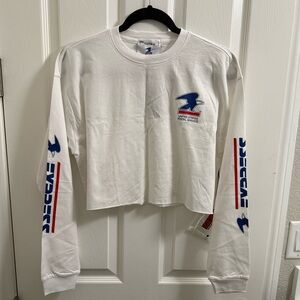 Forever 21 White Bubble Mailer with Yellow Stripe